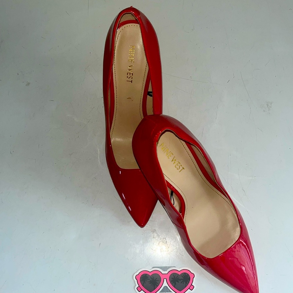 Ruby, red nine W. 6 inch heel gently used